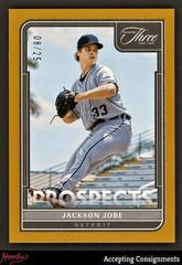 Jackson Jobe [Gold] #P-12 Baseball Cards 2022 Panini Three and Two Prospects Prices