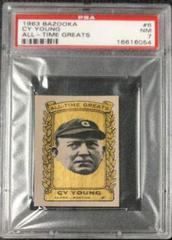 Cy Young #6 Baseball Cards 1963 Bazooka All Time Greats Prices