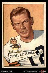 George Ratterman #111 Football Cards 1952 Bowman Small Prices