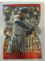 Ken Griffey Jr. [Die Cut] #371 Baseball Cards 1997 Leaf Fractal Matrix Prices