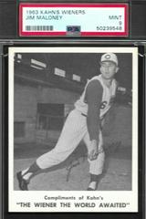 Jim Maloney Baseball Cards 1963 Kahn's Wieners Prices