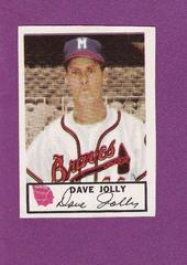 Dave Jolly #8 Baseball Cards 1953 Johnston Cookies Braves Prices