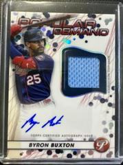 Byron Buxton #DPAR-BB Baseball Cards 2023 Topps Pristine Popular Demand Autograph Relic Prices