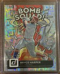 Bryce Harper [Silver] #BS-9 Baseball Cards 2022 Panini Donruss Bomb Squad Prices