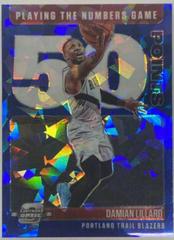 Damian Lillard [Blue] #10 Basketball Cards 2019 Panini Contenders Optic Prices