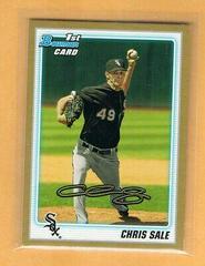 Chris Sale [Gold] #BDPP92 Baseball Cards 2010 Bowman Draft Picks & Prospects Prices