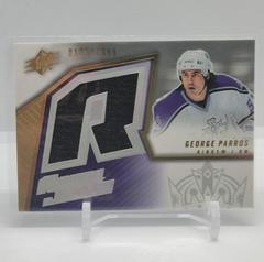 George Parros [Jersey] Hockey Cards 2005 SPx Prices