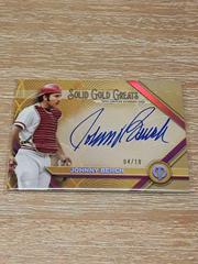 Johnny Bench [Red] #GGA-JB Baseball Cards 2022 Topps Tribute Solid Gold Greats Autographs Prices