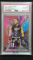 Mustafa Ali [Red] #23 Wrestling Cards 2021 Topps Finest WWE Prices