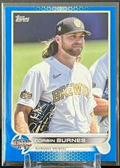 Corbin Burnes [Blue] #ASG-40 Baseball Cards 2022 Topps Update All Star Game Prices