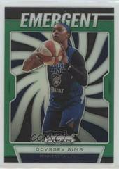 Odyssey Sims [Prizm Green] Basketball Cards 2020 Panini Prizm WNBA Emergent Prices