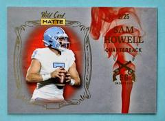 Sam Howell [Silver Red] #SG-8 Football Cards 2022 Wild Card Matte Smoking Guns Prices