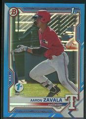 Aaron Zavala [Blue Foil] #BD-101 Baseball Cards 2021 Bowman Draft 1st Edition Prices