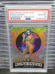 Sasha Banks [Galactic] Wrestling Cards 2022 Panini Revolution WWE Supernova Prices