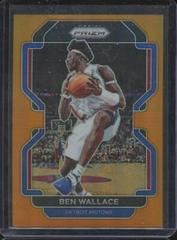 Ben Wallace [Orange Prizm] Basketball Cards 2021 Panini Prizm Prices