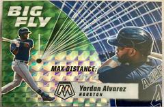 Yordan Alvarez [Green Fluorescent] #BF10 Baseball Cards 2021 Panini Mosaic Big Fly Prices