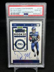 DK Metcalf [Team Logo Autograph] #110 Football Cards 2019 Panini Contenders Prices