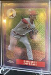 Shohei Ohtani [Purple] #T87C2-50 Baseball Cards 2022 Topps Silver Pack 1987 Chrome Series 2 Prices