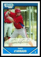 Travis D'Arnaud [Refractor] Baseball Cards 2007 Bowman Chrome Draft Picks & Prospects Prices
