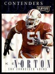Ken Norton #51 Football Cards 1995 Playoff Contenders Prices