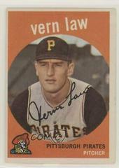 Vern Law Baseball Cards 1959 Topps Prices
