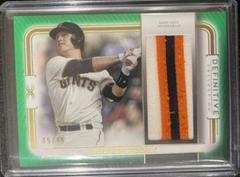 Buster Posey [Green] #DJR-BP Baseball Cards 2023 Topps Definitive Jumbo Relic Collection Prices