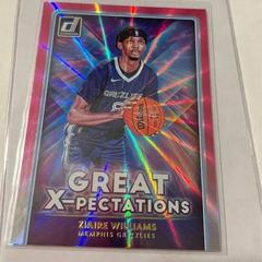 Ziaire Williams [Pink Laser] Basketball Cards 2021 Panini Donruss Great X Pectations Prices