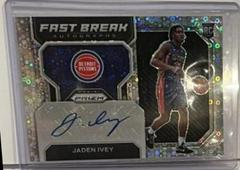 Jaden Ivey #FBR-JIP Basketball Cards 2022 Panini Prizm Fast Break Rookie Autographs Prices