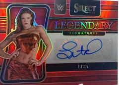 Lita [Red Prizm] #LS-LTA Wrestling Cards 2022 Panini Select WWE Legendary Signatures Prices