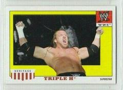 Triple H Wrestling Cards 2008 Topps Heritage IV WWE Prices