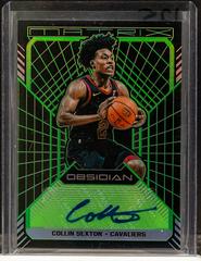Collin Sexton [Green] Basketball Cards 2018 Panini Obsidian Matrix Autographs Prices