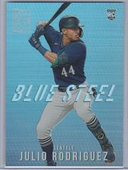 Julio Rodriguez #BS-11 Baseball Cards 2022 Panini Capstone Blue Steel Prices