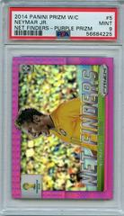 Neymar Jr. [Purple Prizm] Soccer Cards 2014 Panini Prizm World Cup Net Finders Prices