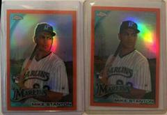 Mike Stanton [Orange Refractor] #190 Baseball Cards 2010 Topps Chrome Prices