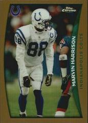 Marvin Harrison [Refractor] #161 Football Cards 1998 Topps Chrome Prices