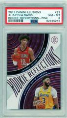 Anthony Davis, Jaxson Hayes [Pink] Basketball Cards 2019 Panini Illusions Rookie Reflections Prices