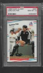 Carlton Fisk #397 Baseball Cards 1988 Fleer Glossy Prices