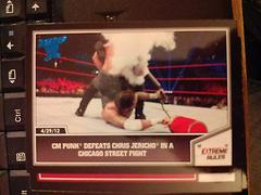 CM Punk Defeats Chris Jericho in a Chicago Street Fight [Blue] Wrestling Cards 2013 Topps Best of WWE Prices