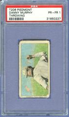 Danny Murphy [Throwing] Baseball Cards 1909 T206 Piedmont 150 Prices