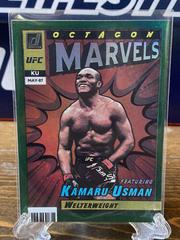 Kamaru Usman [Green] Ufc Cards 2022 Panini Donruss UFC Octagon Marvels Prices