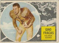 Gino Fracas Football Cards 1960 Topps CFL Prices