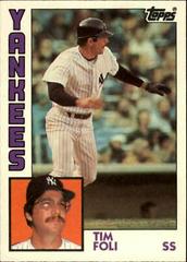 Tim Foli #38T Baseball Cards 1984 Topps Traded Prices