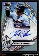 Miguel Cabrera Baseball Cards 2022 Topps Finest Moments Autographs Prices