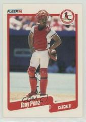 Tony Pena #256 Baseball Cards 1990 Fleer Prices