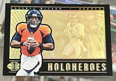 Russell Wilson [Gold] Football Cards 2022 Panini Illusions HoloHeroes Prices