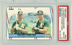 Mark McGwire, Jose Canseco Baseball Cards 1988 Fleer Prices
