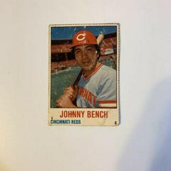 Johnny Bench [Hand Cut] #44 Baseball Cards 1978 Hostess Prices