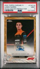 Lando Norris [Gold Wave] #CAC-LN Racing Cards 2022 Topps Chrome Formula 1 Autographs Prices