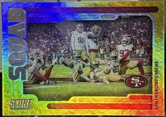 San Francisco 49ers [Gold Zone] Football Cards 2022 Panini Score Squad Prices