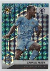 Gabriel Jesus [Peacock Choice Mosaic] #14 Soccer Cards 2021 Panini Mosaic Premier League Prices